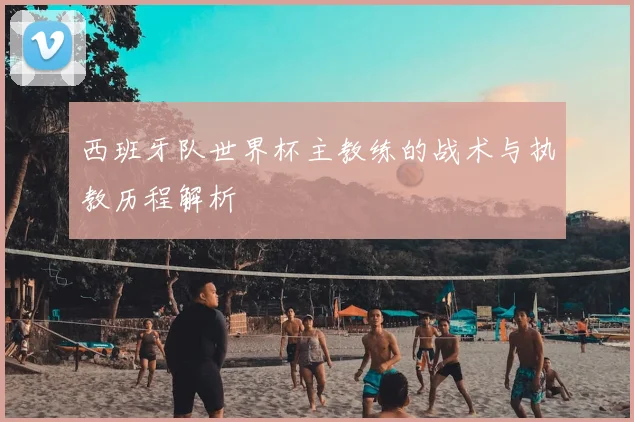 西班牙队世界杯主教练的战术与执教历程解析